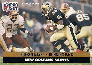 Rueben Mayes New Orleans Saints 1991 Pro set NFL #240